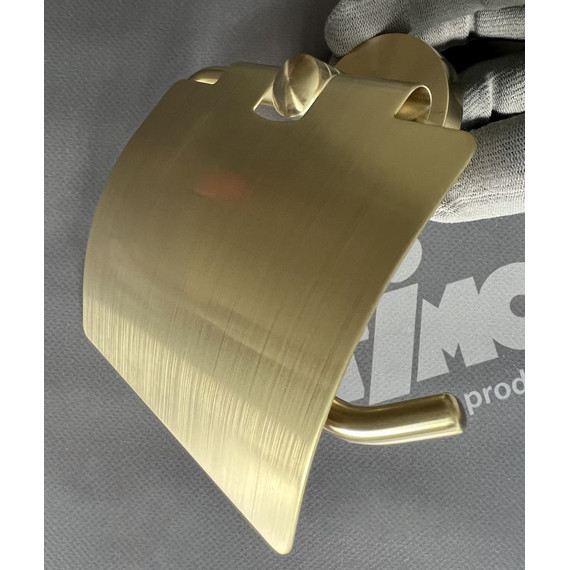 Держатель для туалетной бумаги Timo Saona 13042/17, золото матовое - фото 2