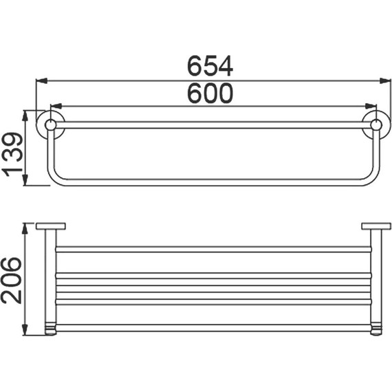 Полка для полотенец Timo Saona 13058/00 - фото 5