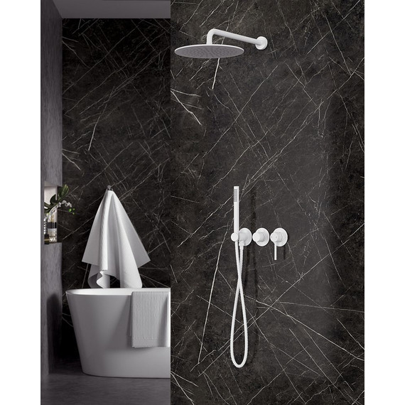 Душевая система для душа Timo Saona SX-2349/16SM, белый матовый - фото 3