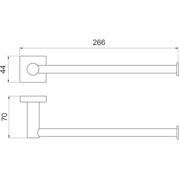 Полотенцедержатель Timo Selene 12054/03, черный - фото 5