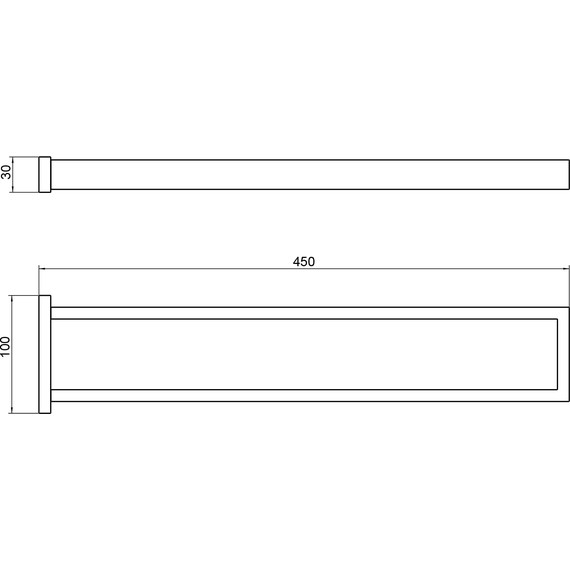 Полотенцедержатель Timo Selene 17052/17, золото матовое - фото 2