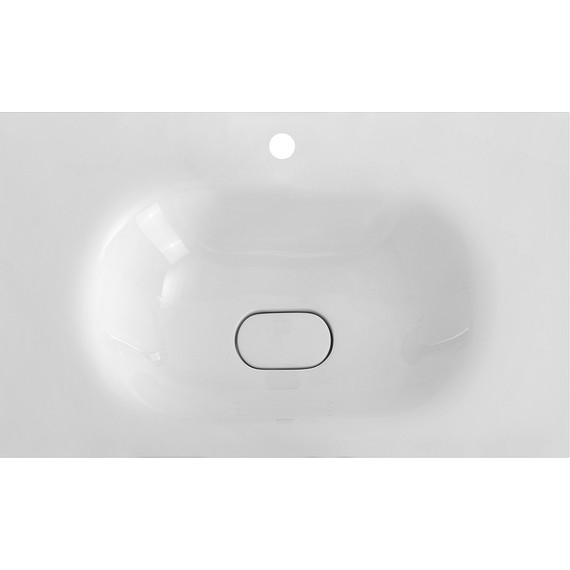 Тумба подвесная с раковиной Cezares ECO-750-2C-SO-BL 75 см, Bianco Lucido - фото 11