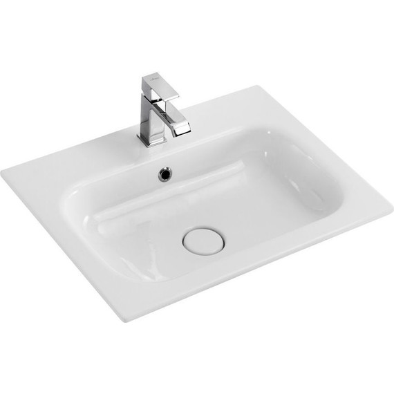 Тумба подвесная с раковиной Cezares ECO-CER-600-2C-SO-BO 60 см, Bianco Opaco - фото 12