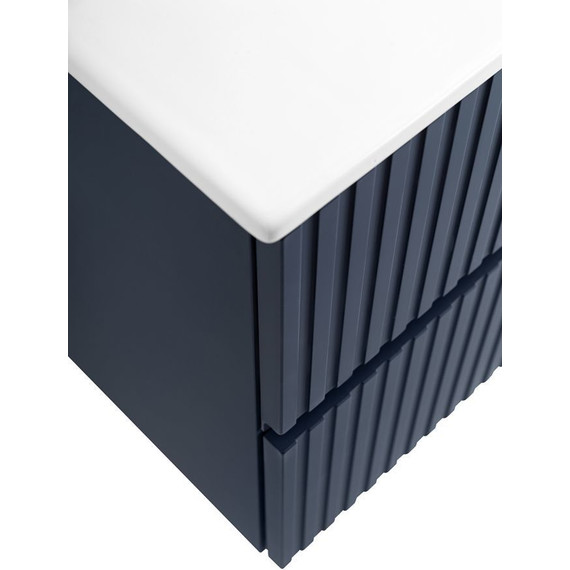 Тумба подвесная с раковиной Cezares DUET-1000-2C-SO-GR-P 100 см, Grafito - фото 10