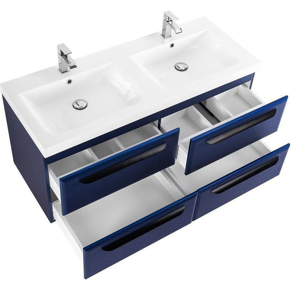 Тумба подвесная с раковиной Cezares ECO-1200-4C-SO-2-SPF-P 120 см, Sapfiro - фото 9