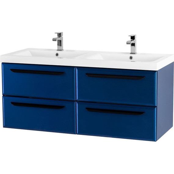 Тумба подвесная с раковиной Cezares ECO-1200-4C-SO-2-SPF-P 120 см, Sapfiro - фото 4