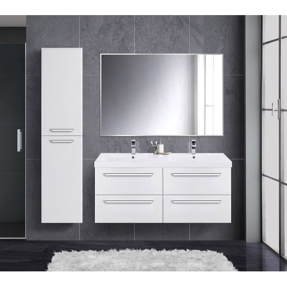 Пенал подвесной Cezares ECO-1500-2A-SC-BL 40 см, Bianco Lucido - фото 2