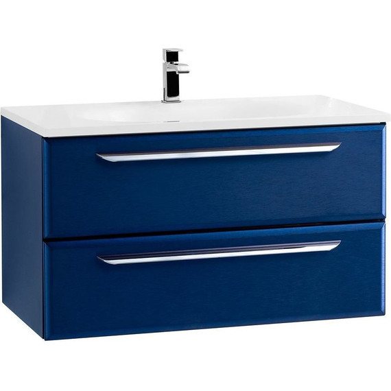 Тумба подвесная с раковиной Cezares ECO-750-2C-SO-SPF-P 75 см, Sapfiro - фото 2