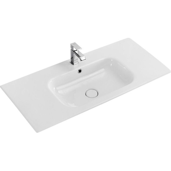 Тумба подвесная с раковиной Cezares ECO-CER-1000-2C-SO-BO 100 см, Bianco Opaco - фото 11