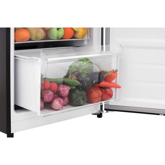 Однокамерный холодильник Hiberg RF-40DD NFS - фото 8