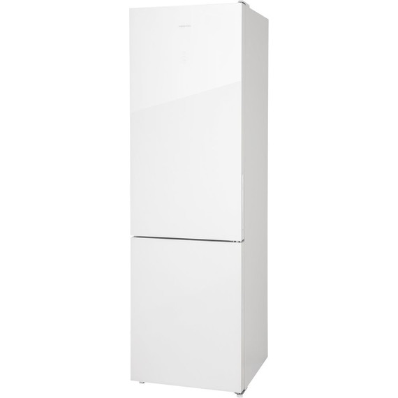 Двухкамерный холодильник Hiberg RFC-400DX NFGW inverter, белое стекло - фото 2