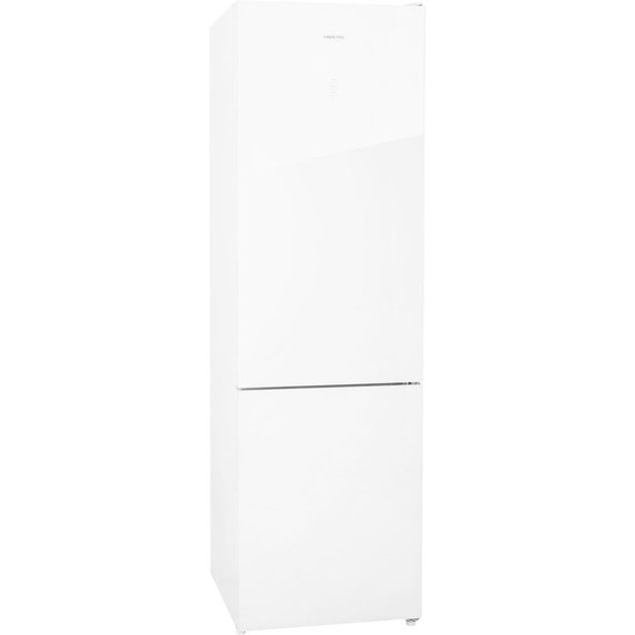 Двухкамерный холодильник Hiberg RFC-400DX NFGW inverter, белое стекло - фото 3