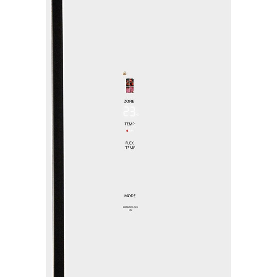 Холодильник Side by Side Hiberg RFQ-600DX NFGW inverter, белое мерцающее стекло - фото 5