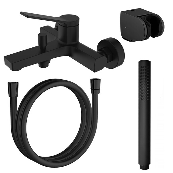 Смеситель для ванны Azario Vise AZ-VSA238330PA, черный, Цвет производителя: чёрный - фото 