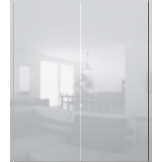 Пенал подвесной Am.Pm Func 60 см M8FCH06029WG+M8FCH0602WG+M8FOH0601WG, белый глянец - фото 6