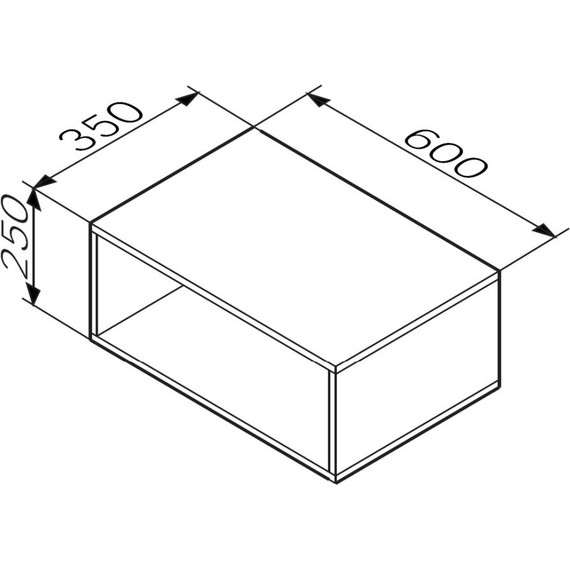 Пенал подвесной Am.Pm Func 60 см M8FCH06029WG+M8FCH0602WG+M8FOH0601WG, белый глянец - фото 15