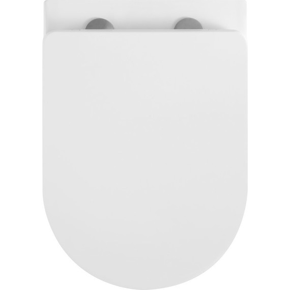 Унитаз подвесной безободковый Тритон Verso 0832 с тонкой крышкой микролифт - фото 7