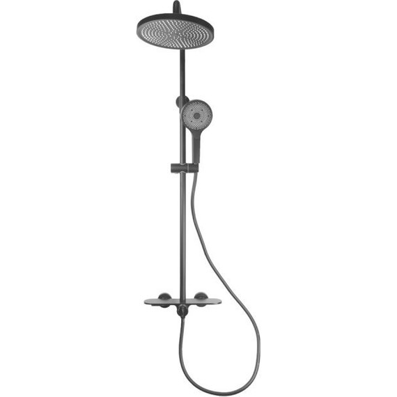 Душевая стойка Bronze de Luxe Icon 80112CB, черный матовый - фото 3