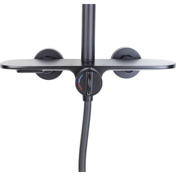 Душевая стойка Bronze de Luxe Icon 80112CB, черный матовый - фото 5