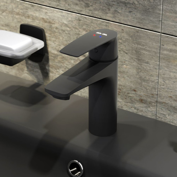 Комплект мебели Am.Pm Gem 60 см BK90GM, черный - фото 7