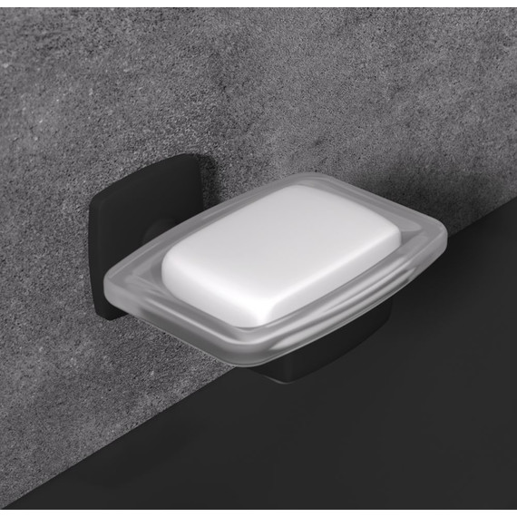 Комплект мебели Am.Pm Gem 75 см BK90GN, черный - фото 5