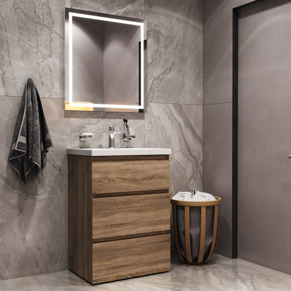 Комплект мебели Am.Pm Gem S 60 см BK91GC - фото 2