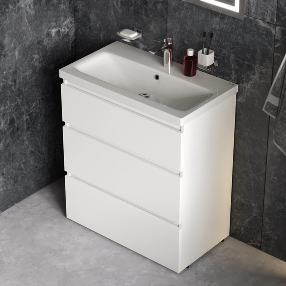 Комплект мебели Am.Pm Gem S 75 см BK91GF - фото 6