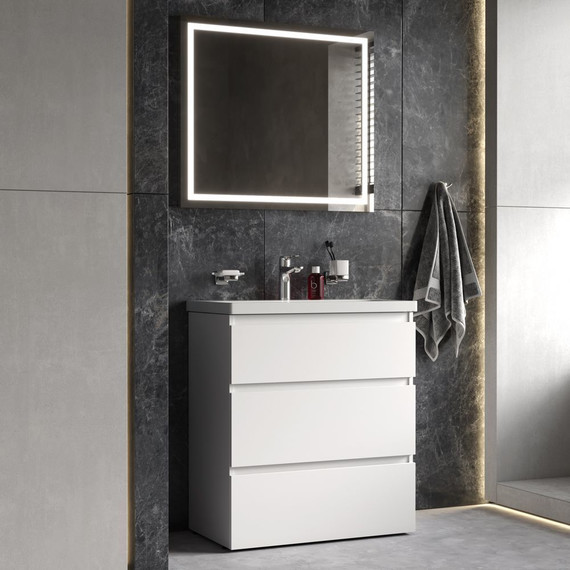 Комплект мебели Am.Pm Gem S 75 см BK91GF - фото 3