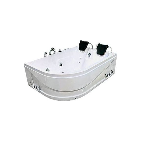 Ванна акриловая Loranto с подголовниками и смесителем CS-806 R 170х116 см (Без гидромассажа) - фото 