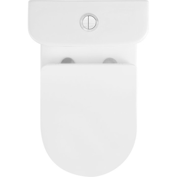 Унитаз-компакт безободковый Тритон Corso CO-3806 с крышкой микролифт - фото 5