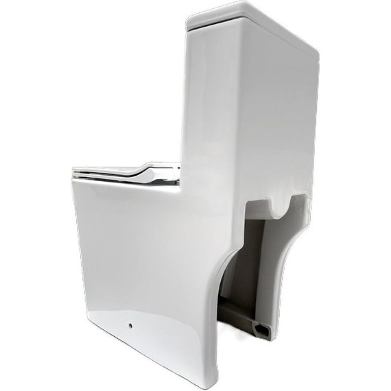 Унитаз-компакт безободковый Тритон Mono Mono 8706 с тонкой крышкой микролифт - фото 4