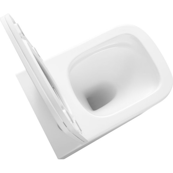 Унитаз подвесной безободковый Тритон Verso 3032 с крышкой микролифт - фото 9