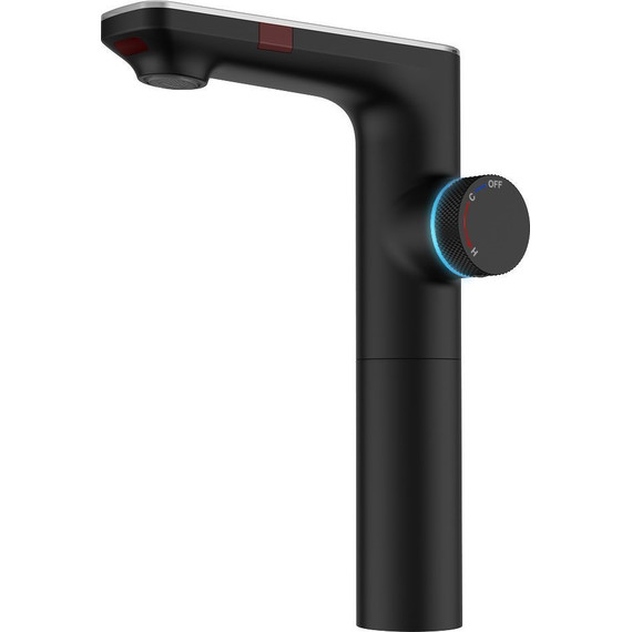 Смеситель для раковины высокий сенсорный Berges Wasserhaus Morans 076004, черный матовый, Цвет производителя: чёрный - фото 6