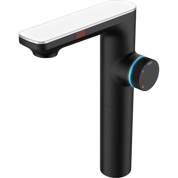 Смеситель для раковины высокий сенсорный Berges Wasserhaus Morans 076004, черный матовый, Цвет производителя: чёрный - фото 7