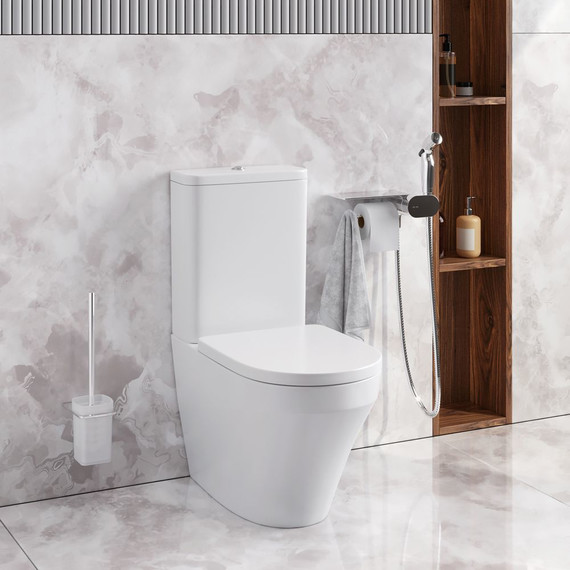 Набор унитаз-компакт с гигиеническим душем Am.Pm Inspire V2.0 CK50C1704W - фото 2