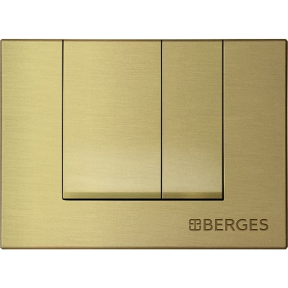 Кнопка смыва Berges Wasserhaus Square 040048, бронза - фото 