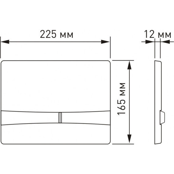 Кнопка смыва Berges Wasserhaus Frame 040059, золото глянец - фото 3