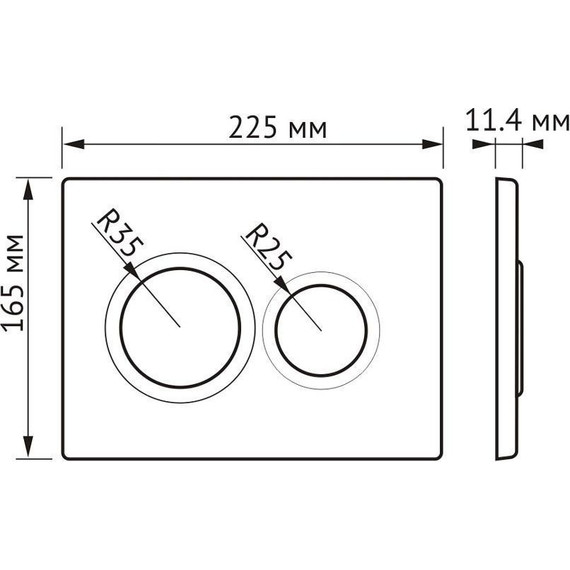 Инсталляция для унитаза Berges Wasserhaus Novum O3 040263 (кнопка хром глянец) - фото 9