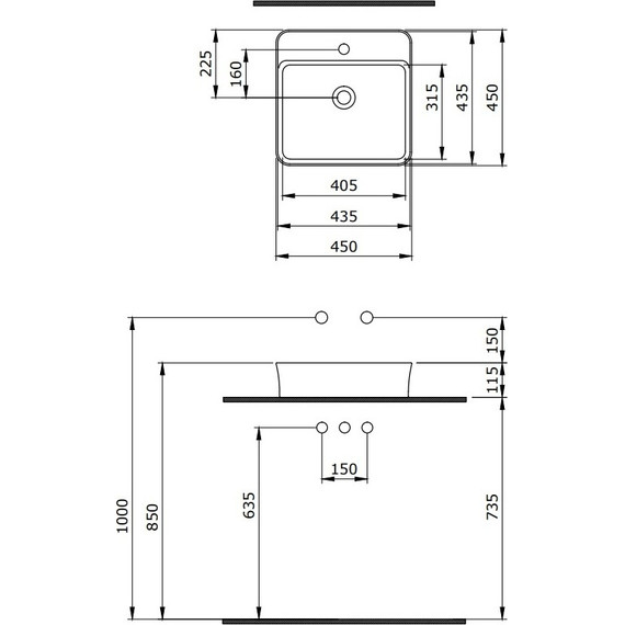 Раковина-чаша Berges Wasserhaus Ego SL 45 см 182014 - фото 2