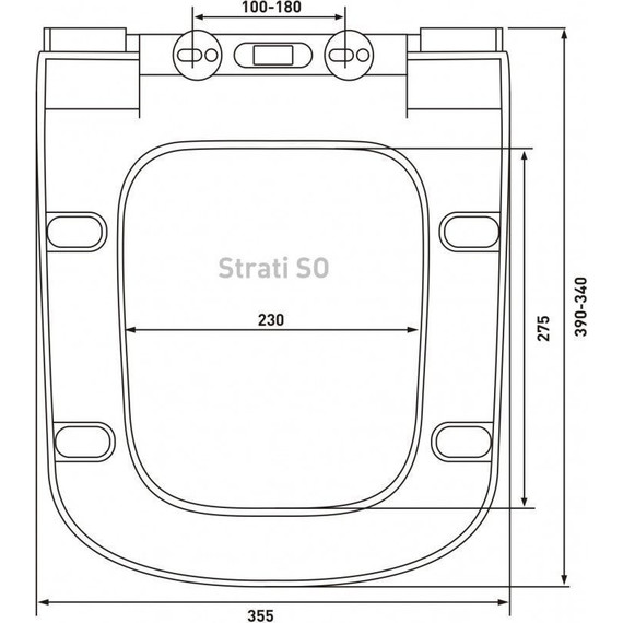 Инсталляция Berges Wasserhaus Novum с подвесным унитазом Strati Rimless 042453 - фото 10