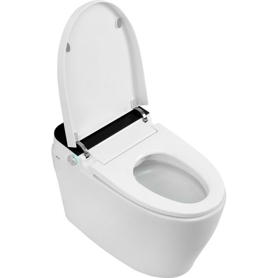 Унитаз-биде приставной электронный с импульсным смывом Abber Bequem AC1116S с крышкой микролифт - фото 8