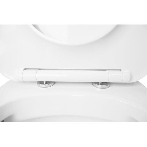 Унитаз-моноблок безободковый Creo Ceramique One ON0101 с крышкой микролифт - фото, картинка 4 Унитаз-моноблок безободковый Creo Ceramique One ON0101 с крышкой микролифт - фото 4