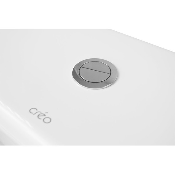 Унитаз-моноблок безободковый Creo Ceramique One ON0102 с крышкой микролифт - фото, картинка 4 Унитаз-моноблок безободковый Creo Ceramique One ON0102 с крышкой микролифт - фото 4