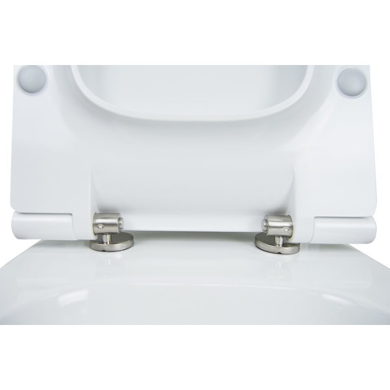 Унитаз-моноблок безободковый Creo Ceramique One ON0102 с крышкой микролифт - фото, картинка 3 Унитаз-моноблок безободковый Creo Ceramique One ON0102 с крышкой микролифт - фото 3