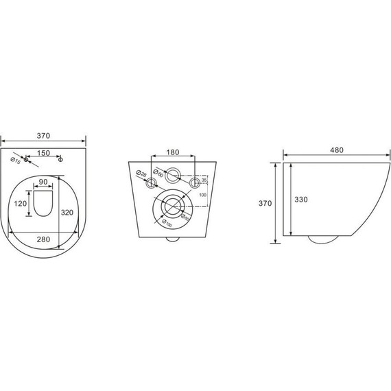 Унитаз подвесной безободковый Abber Bequem AC1100MW с крышкой микролифт, белый матовый - фото, картинка 11 Унитаз подвесной безободковый Abber Bequem AC1100MW с крышкой микролифт, белый матовый - фото 11