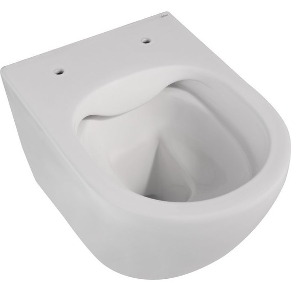 Унитаз подвесной безободковый Abber Bequem AC1100MW с крышкой микролифт, белый матовый - фото, картинка 8 Унитаз подвесной безободковый Abber Bequem AC1100MW с крышкой микролифт, белый матовый - фото 8