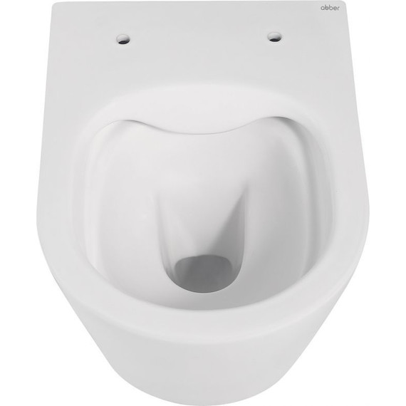 Унитаз подвесной безободковый Abber Bequem AC1102MW с крышкой микролифт, белый матовый, Цвет производителя: белый матовый - фото, картинка 5 Унитаз подвесной безободковый Abber Bequem AC1102MW с крышкой микролифт, белый матовый, Цвет производителя: белый матовый - фото 5