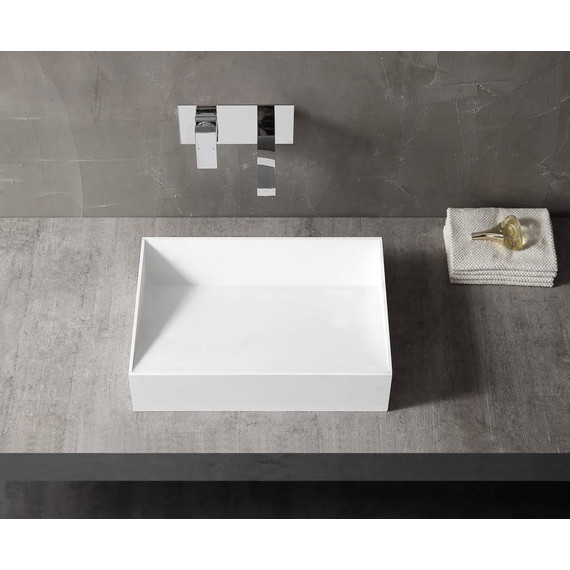 Раковина-чаша Abber Stein 60 см AS2623, белый матовый - фото 3