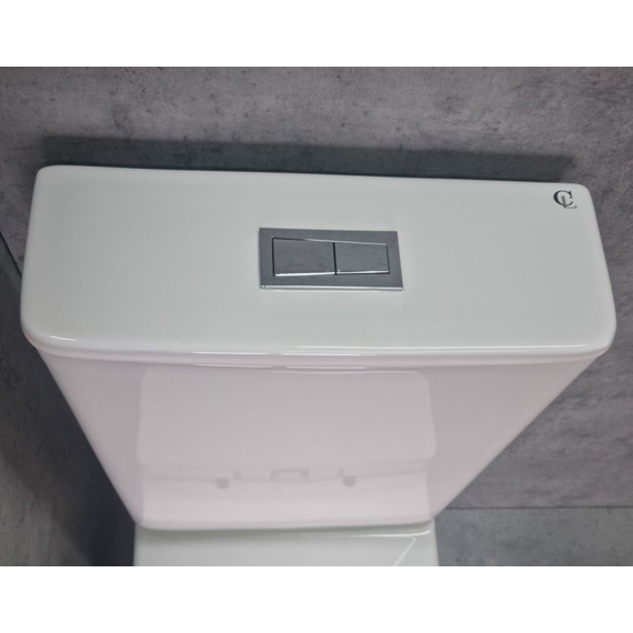 Унитаз-компакт CeramaLux Rimless TR2176 с крышкой микролифт (Система смыва торнадо) - фото 7