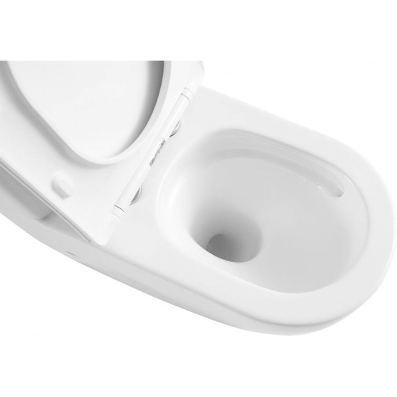 Унитаз подвесной CeramaLux Rimless TR2196 с крышкой микролифт (Система смыва торнадо) - фото, картинка 9 Унитаз подвесной CeramaLux Rimless TR2196 с крышкой микролифт (Система смыва торнадо) - фото 9
